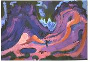 Ernst Ludwig Kirchner The Amselfluh USA oil painting artist